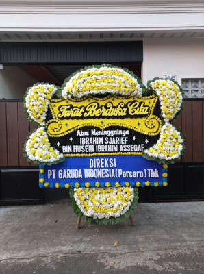 Papan Bunga Duka di Karangtempel