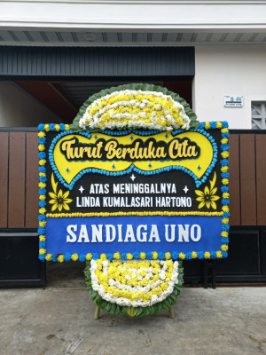 Papan Bunga Duka di Karangtempel